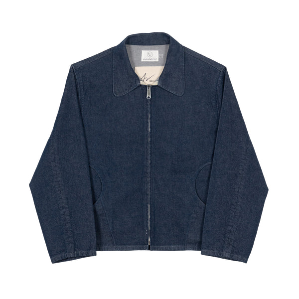 LM x OB Circle Pocket Zip Jacket - Denim