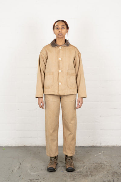 Sherpa Chore Coat - Kakishibu Indigo 