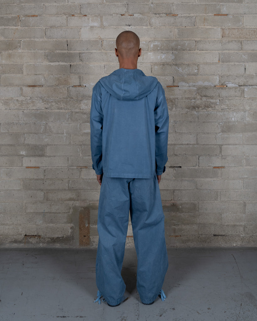 Micro Twill Drift Anorak - French Indigo