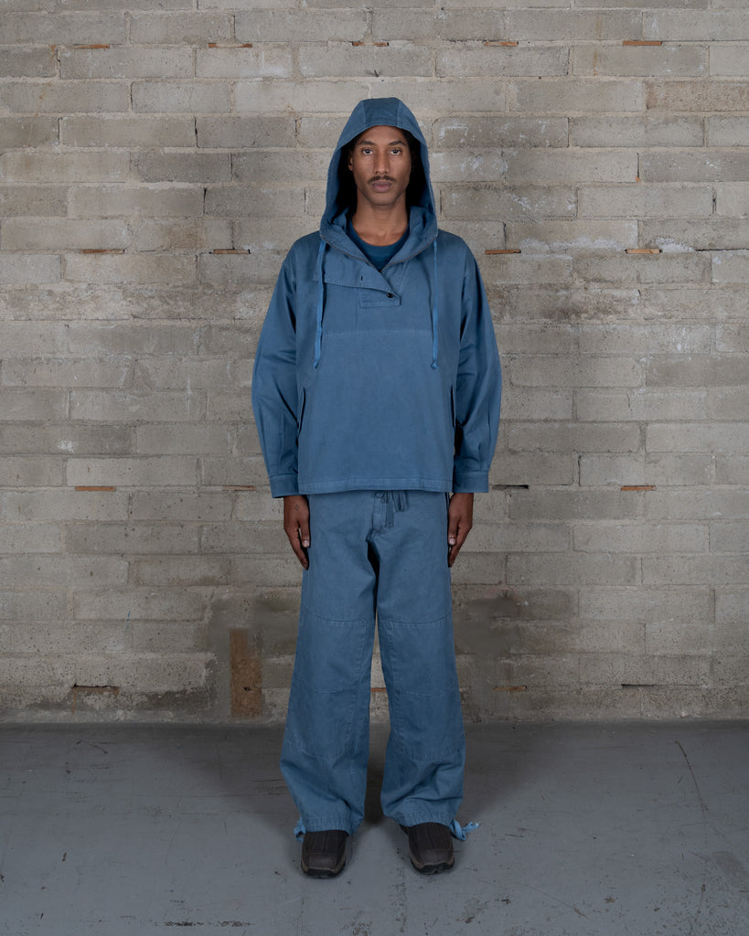 Micro Twill Drift Anorak - French Indigo