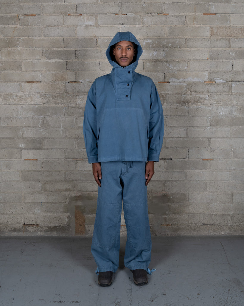 Micro Twill Drift Anorak - French Indigo