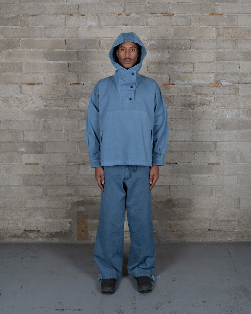 Micro Twill Drift Anorak - Pale Indigo