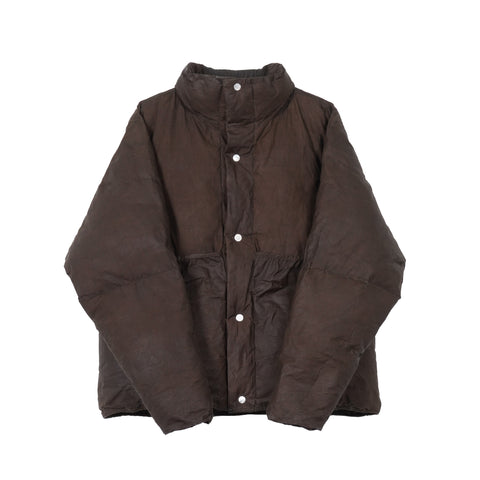 Puff Utility Coat - Charred Brown