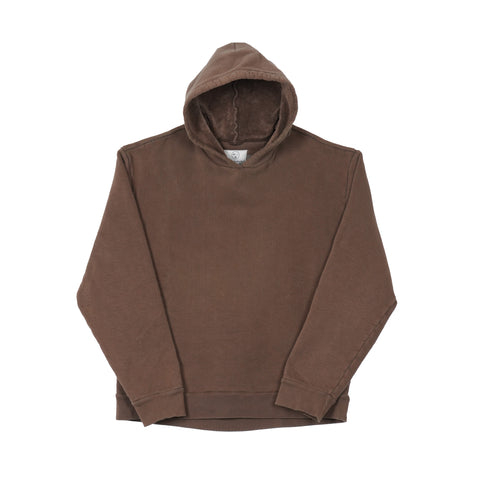 Sherpa Hoodie - Charred Brown