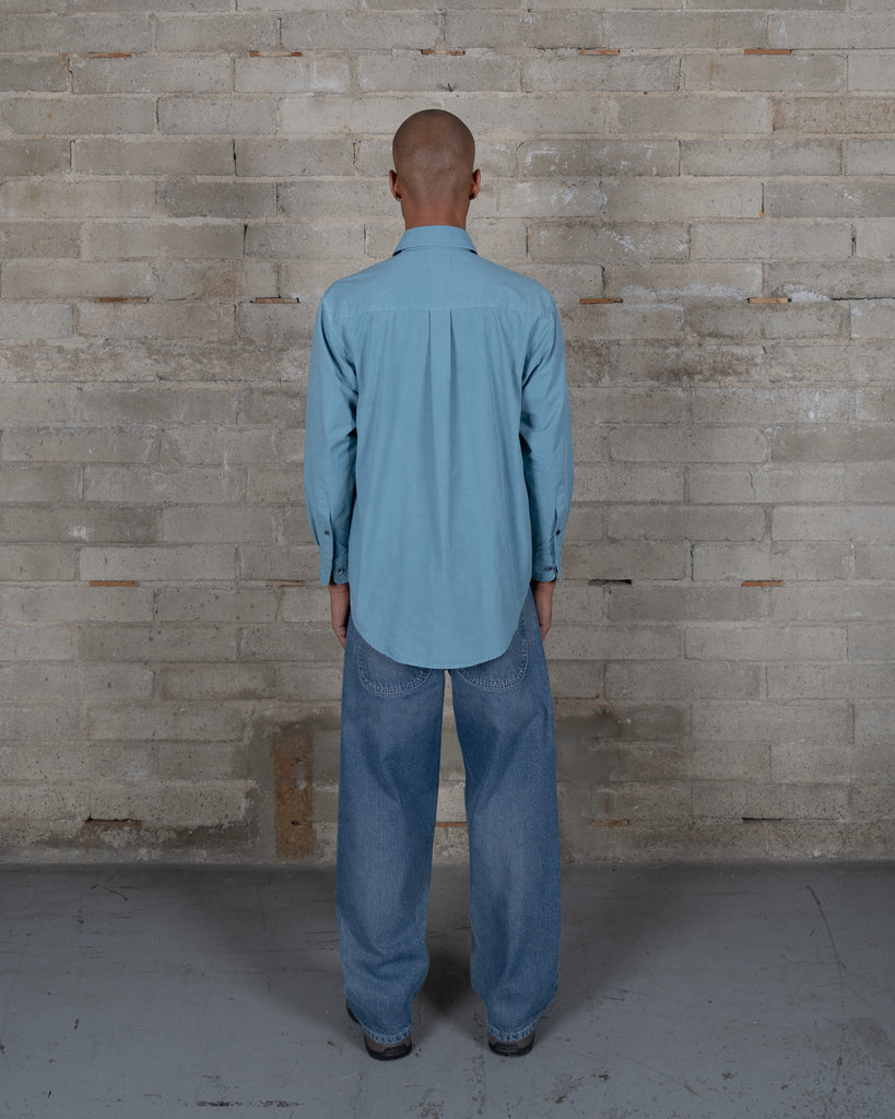 Broadcloth Shirt- Powder Indigo