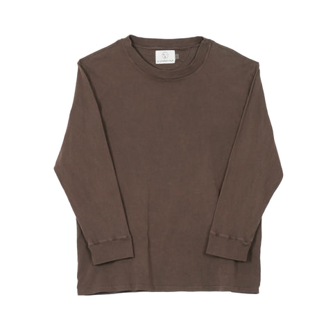 Long Sleeve Tee - Charred Brown