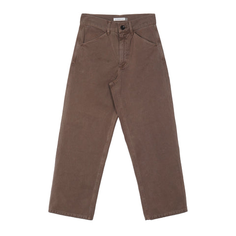 Slant Pocket Pants - Charred Brown