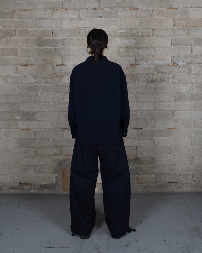 Micro Twill Drift Pants - Black Indigo