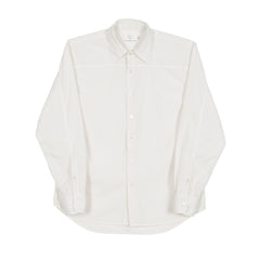 Stripe Seam Button Down - White