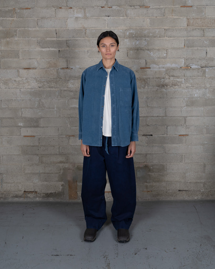 Corduroy Shirt- French Indigo