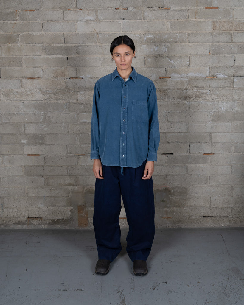 Corduroy Shirt- French Indigo