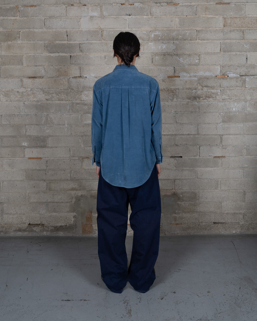 Corduroy Shirt- French Indigo