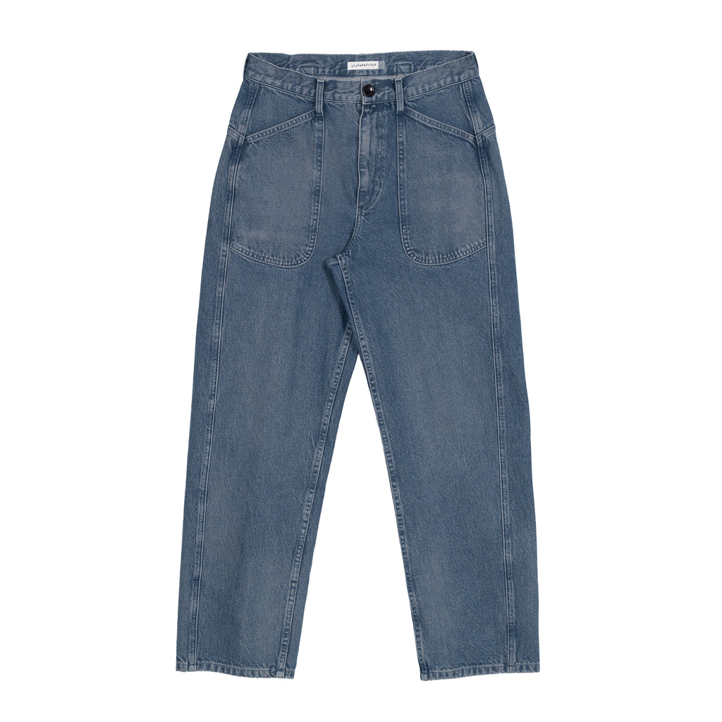 Patch Pocket Jeans - Stonewash