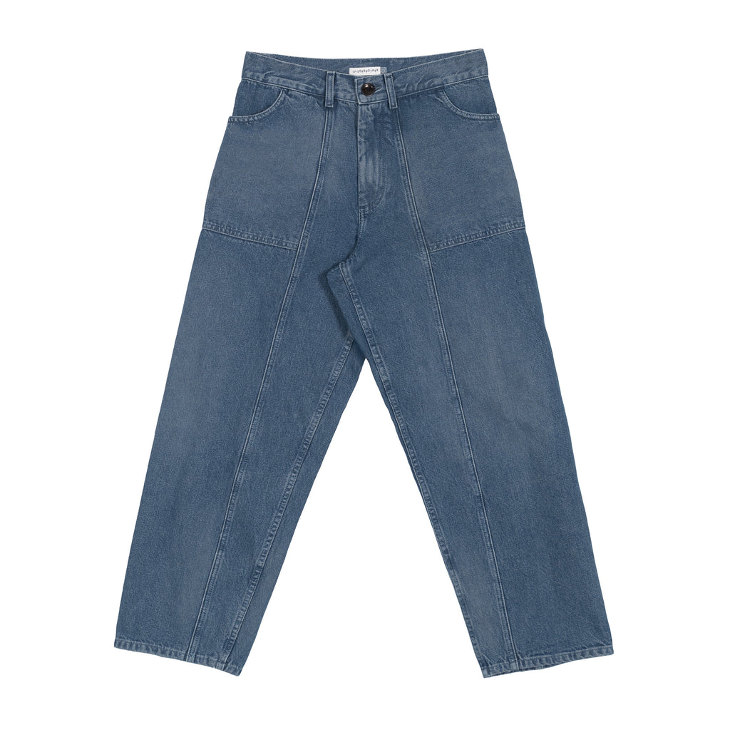 Front Seam Jeans - Stonewash