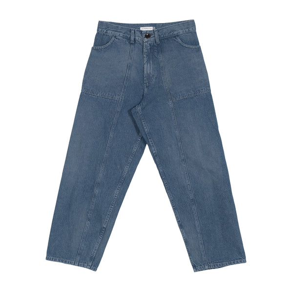 Front Seam Jeans - Stonewash