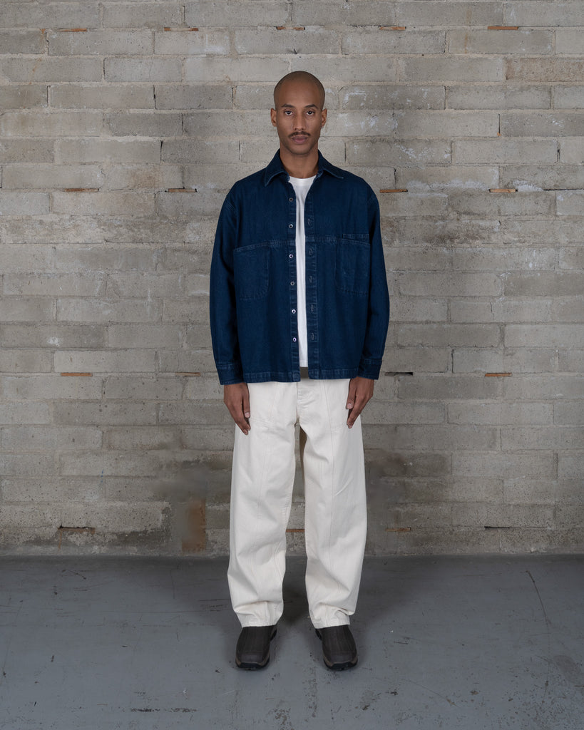 Front Seam Jeans - Natural