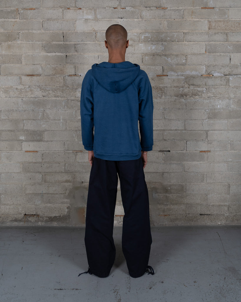 Sherpa Raglan Hoodie - French Indigo