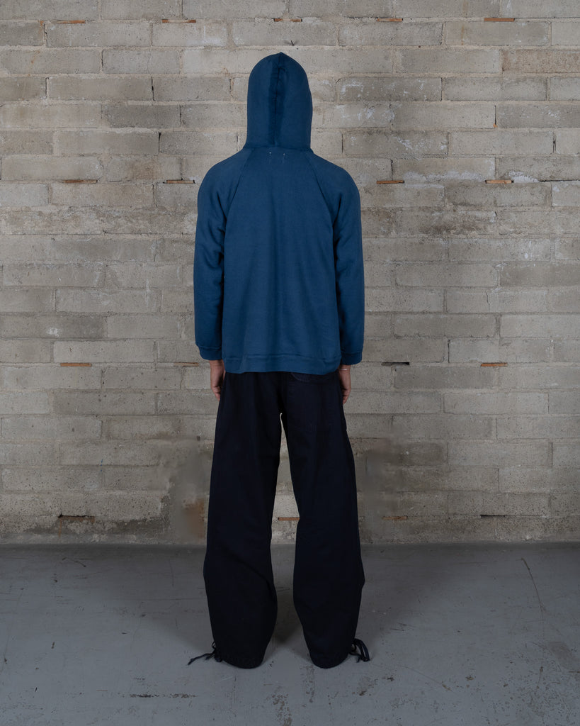 Sherpa Raglan Hoodie - French Indigo