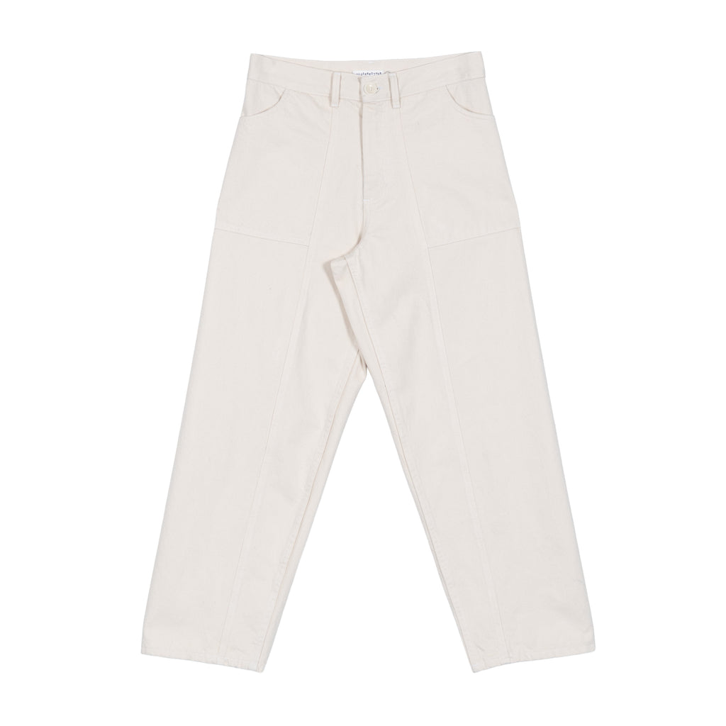 Front Seam Jeans - Natural