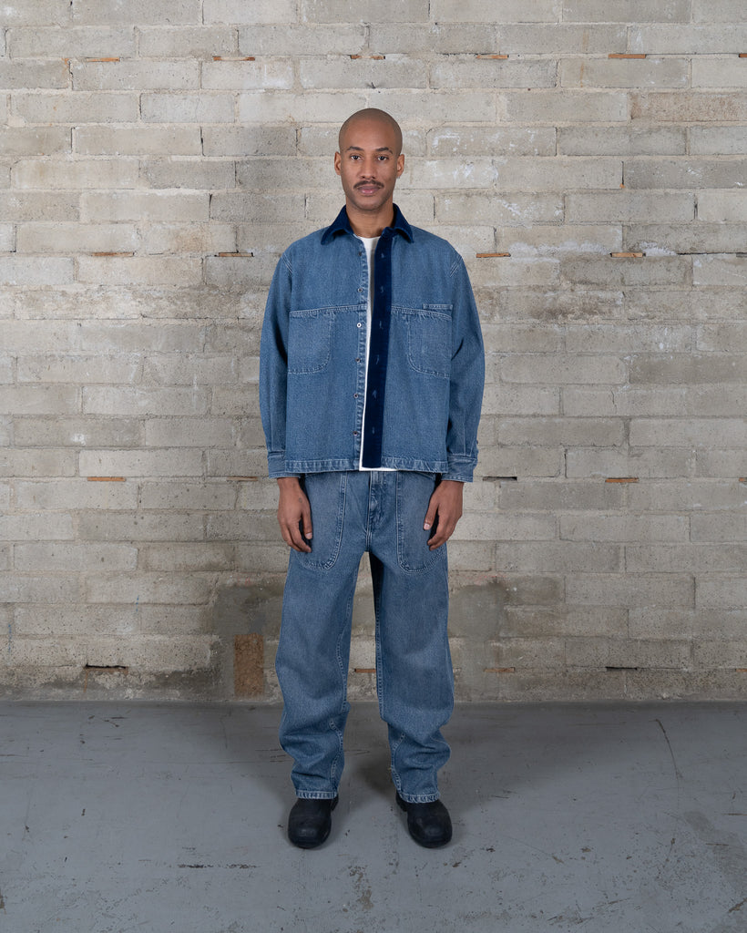 Denim Slant Shirt - Hand Me Downs