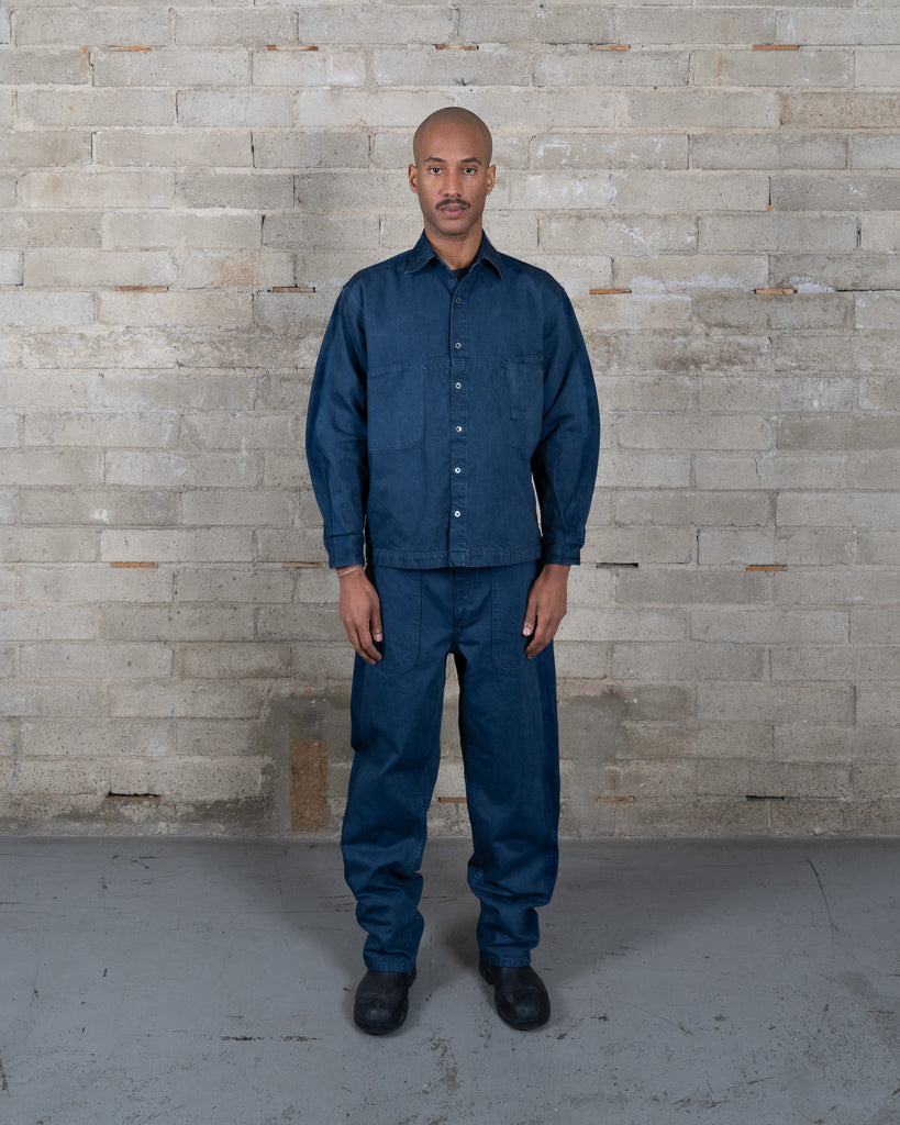 Denim Slant Shirt - Hand Me Downs Dip
