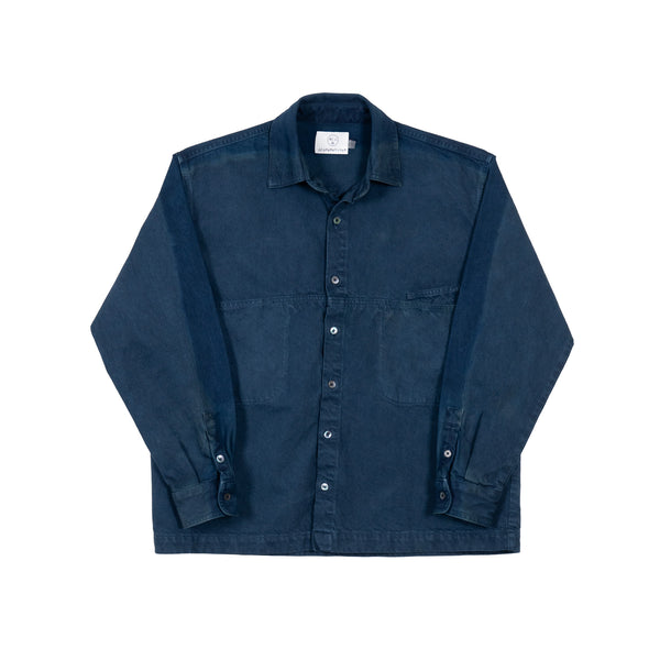 Denim Slant Shirt - Hand Me Downs Dip