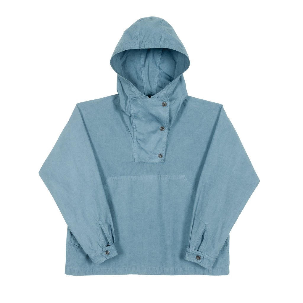 Micro Twill Drift Anorak - Powder Indigo