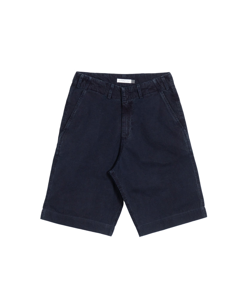 Cotton Silk Trouser - Shorts - Black Indigo