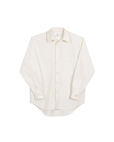 Cotton Silk Shirt - White