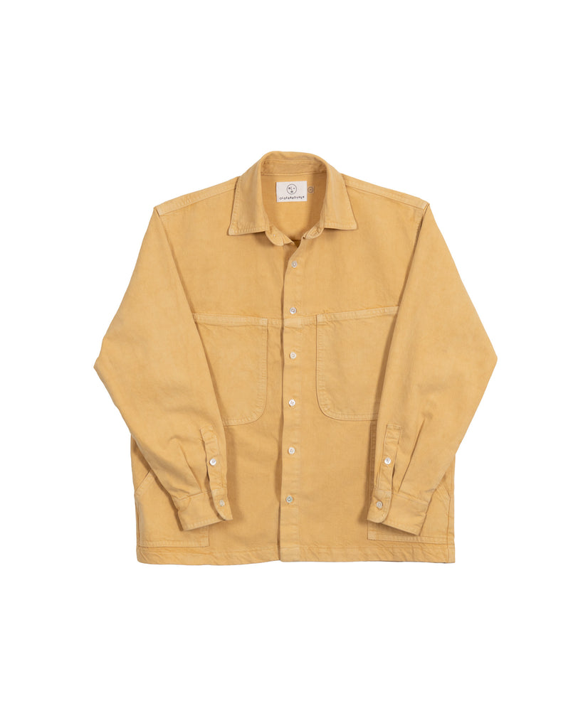 Side Pocket Overshirt - Gold Clay