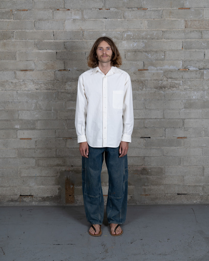 Button Down Shirt- Natural