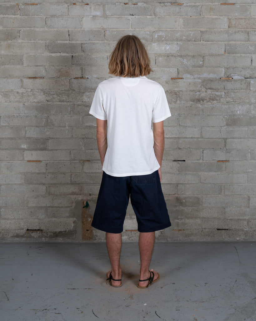 Cotton Silk Trouser - Shorts - Black Indigo