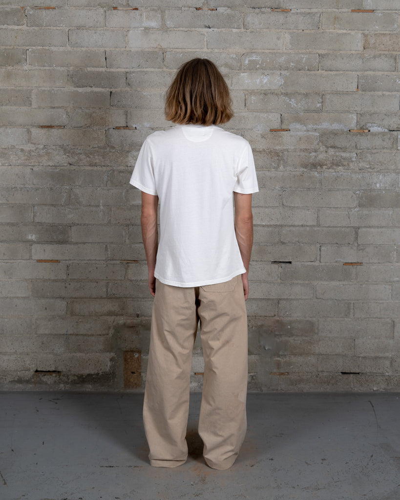 Cotton Silk Trouser - Mud Clay