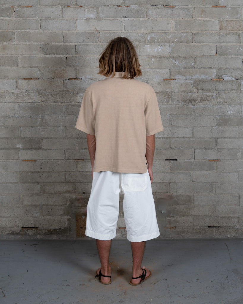 Cotton Silk Trouser - Shorts - Natural