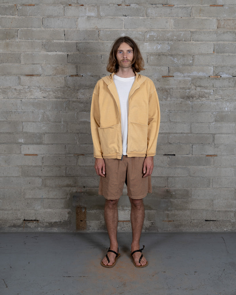 Elastic Short - Red Clay Check