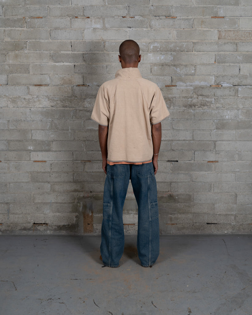 Short Sleeve Fleece Shell - Mud Clay