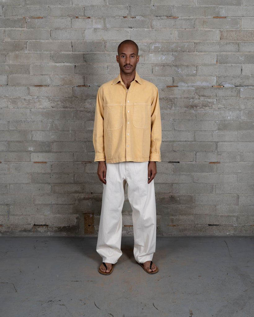 Side Pocket Overshirt - Gold Clay