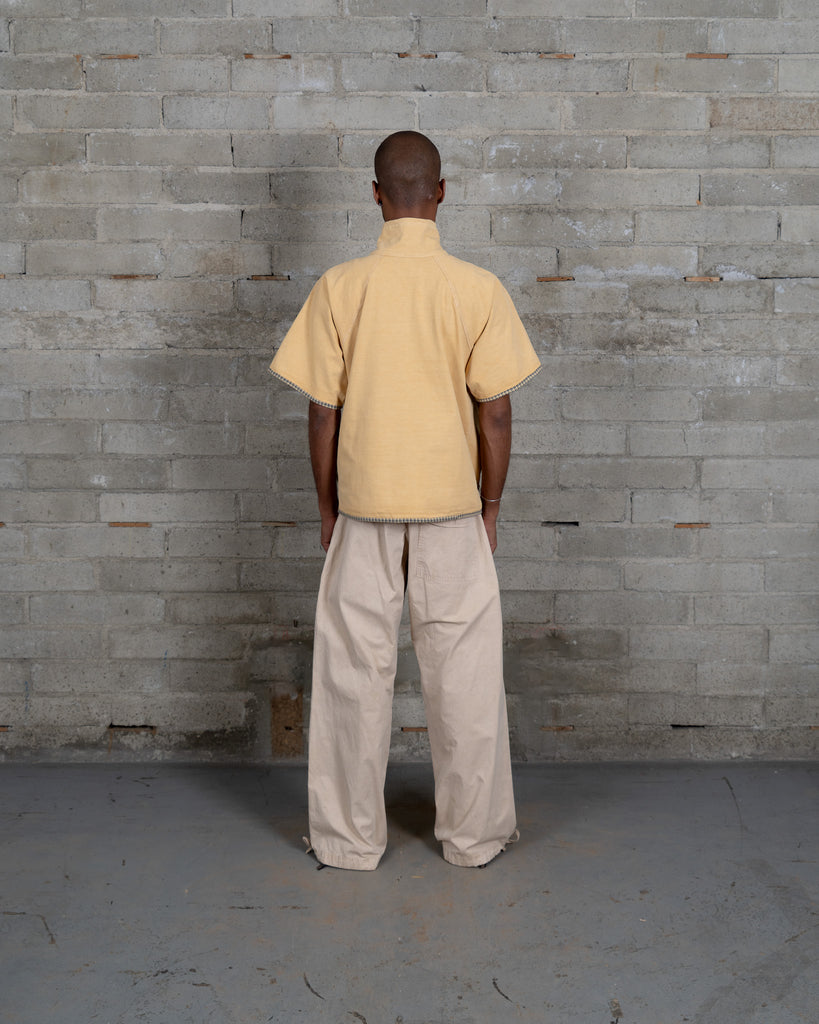 Short Sleeve Fleece Shell - Gold Clay