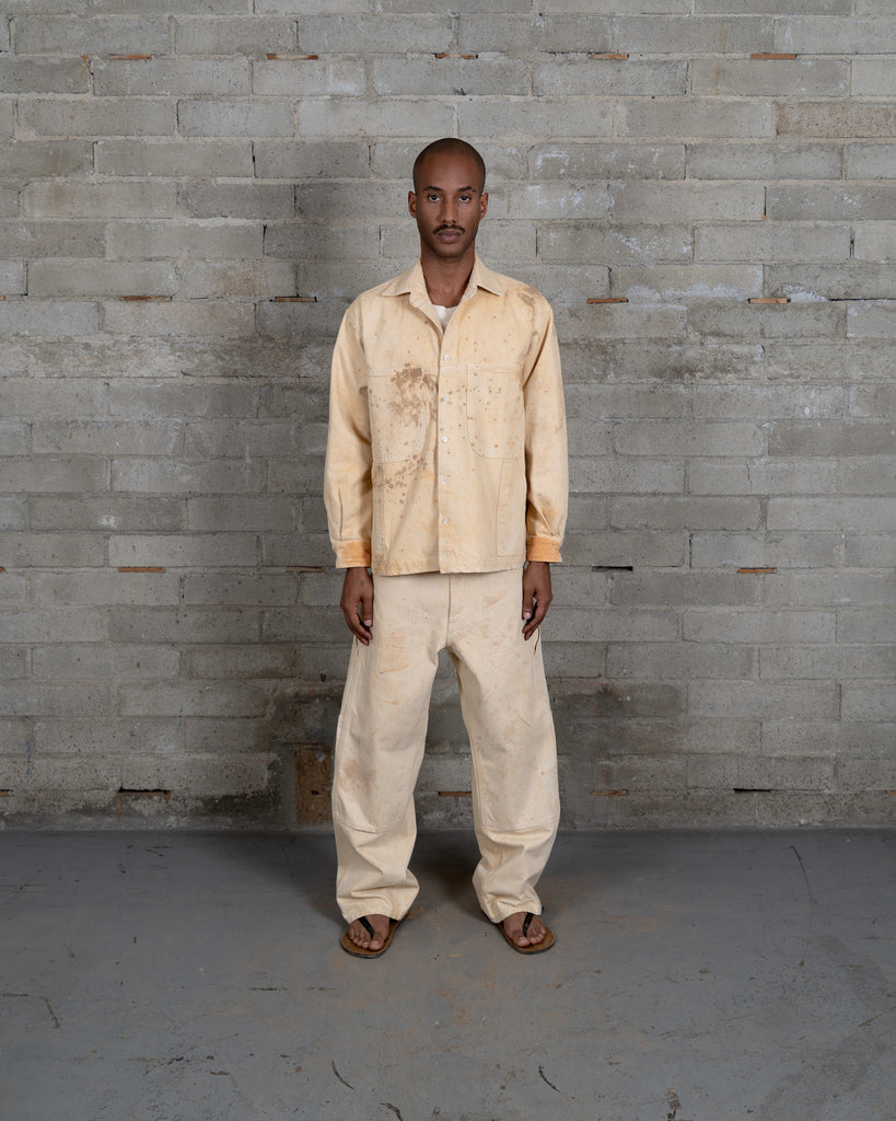 Side Pocket Overshirt - Mud Clay Splatter