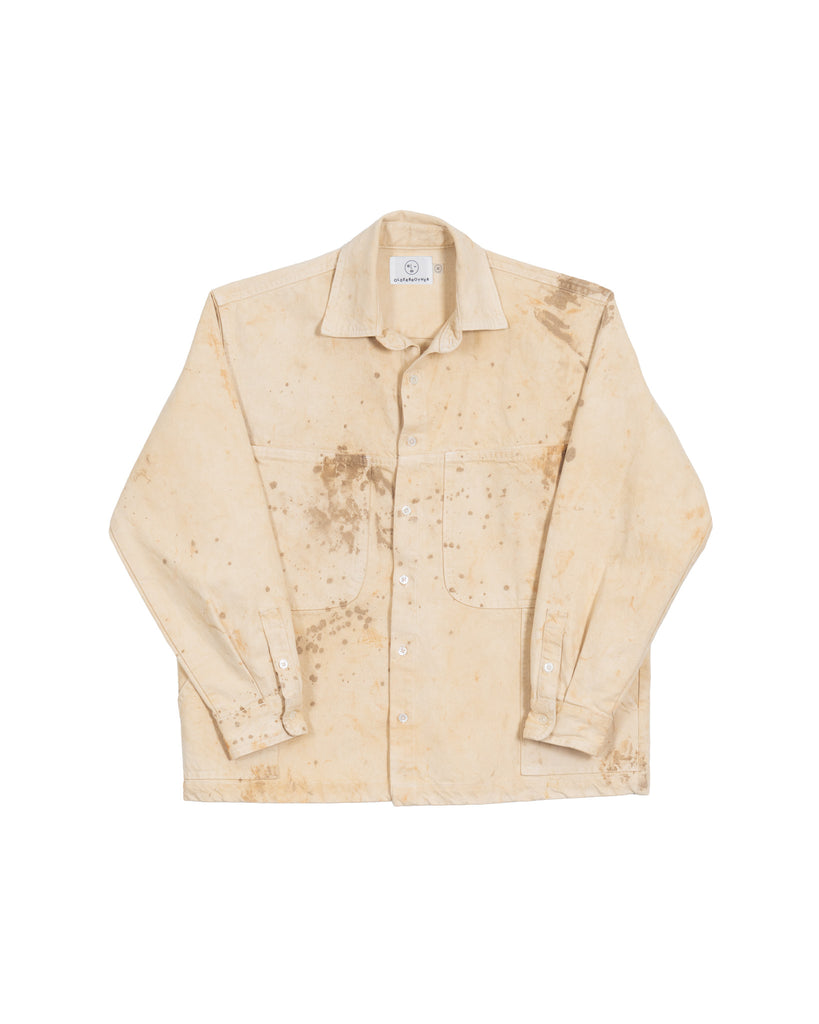 Side Pocket Overshirt - Mud Clay Splatter