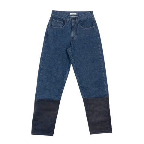 Wax Panel Jeans - Denim