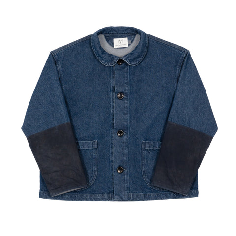 Wax Panel Chore Coat - Denim