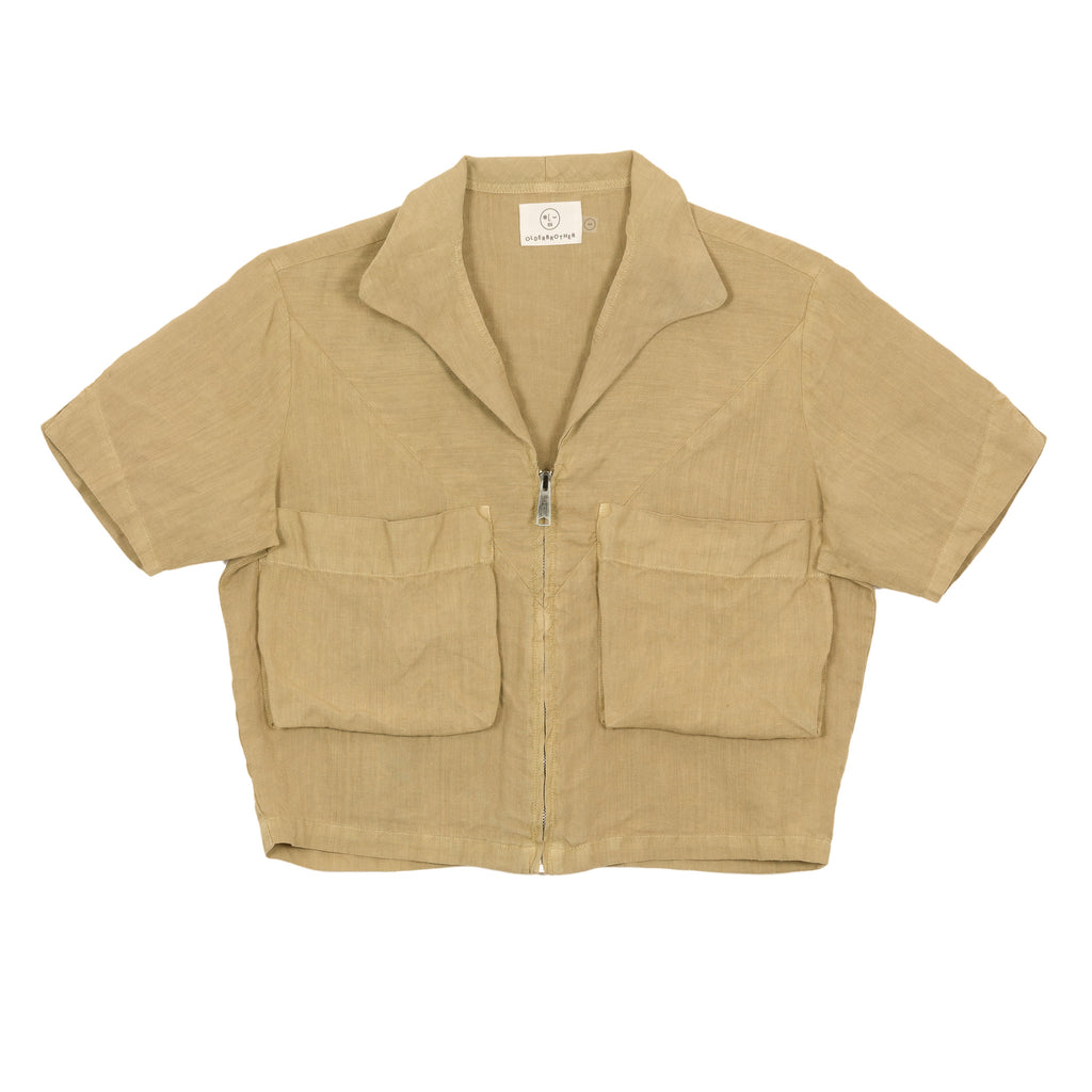 Hemp Big Pocket Shirt - Mustard – Olderbrother