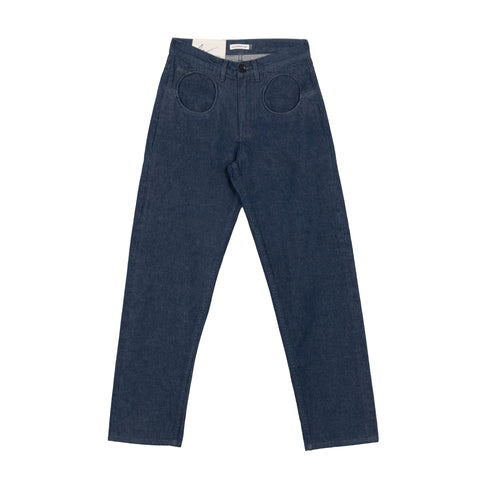 LM x OB Circle Pocket Jeans - Denim Tonal