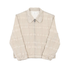 Washi-Wool Zip Jacket - Pomace Stone