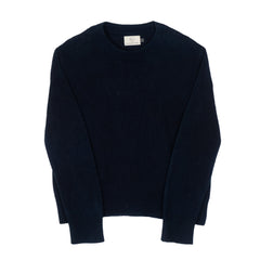 Recycled Cashmere Sweater - Black Indigo