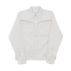 Vented Snap Shirt - White