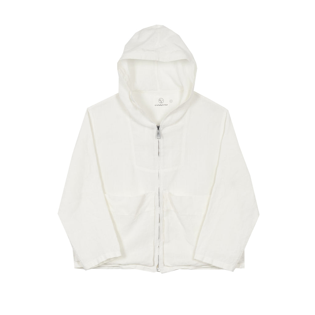 Big white fashion hoodie