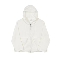 Hemp Big Pocket Hoodie - White