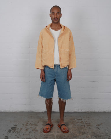 Hemp Big Pocket Hoodie - Ochre